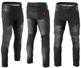 PANTALÓN VAQUERO TEJANO FLEXIBLE UNISEX CON REFUERZOS DE TEJIDO KEVLAR Y PROTECCIONES C.E. (1)
