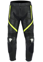 PANTALÓN DE MOTO FABRICADO EN CUERO CON PROTECCIONES DE TITANIO (1)