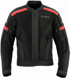 REF:Hermes Red (Roja)CHAQUETA DE MOTO PERFORADA DE VERANO CON FORRO IMPERMEABLE Y DESMONTABLE