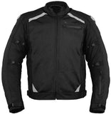 REF:APOLO NEGRO VERANOCHAQUETA PERFORADA DE VERANO CON FORRO IMPERMEABLE Y DESMONTABLE