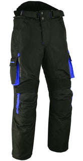 PANTALON DE MOTO EN CORDURA IMPERMEABLE, CORTAVIENTO Y PROTECCIONES CE (2)