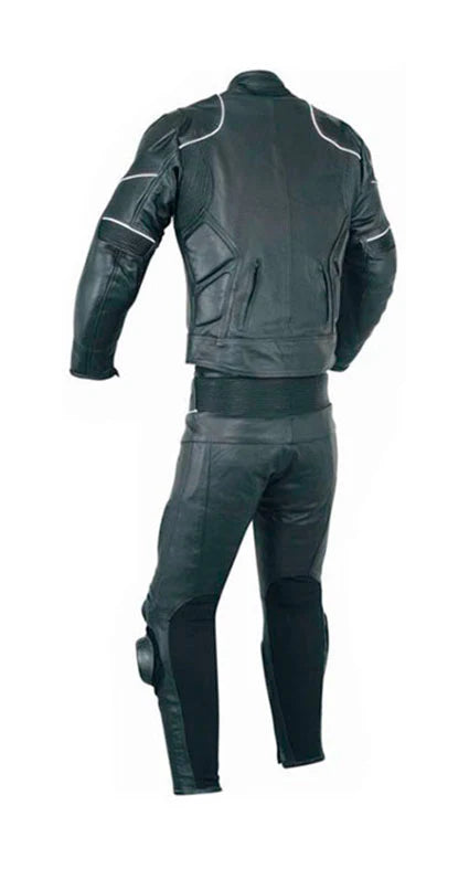 MONO DE PIEL DE DOS PIEZAS CON PROTECCIONES DE TITANIO (3)