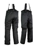 PANTALÓN DE CORDURA CON TIRANTES AJUSTABLES Y CREMALLERAS LATERALES