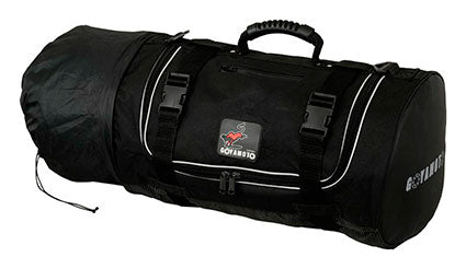 REF:GM6801 NEGROBOLSA TRASERA DE CORDURA CON FORMA CILINDRICA