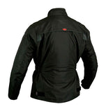 REF:GM101 NEGRACHAQUETA DE MOTO EN TEXTIL CORDURA, UNISEX, IMPERMEABLE Y 3/4