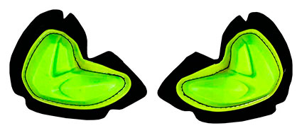 DESLIZADORES (SLIDERS) DE PLÁSTICO DURO INTERCAMBIABLES PARA PANTALONES Y MONOS DE MOTO