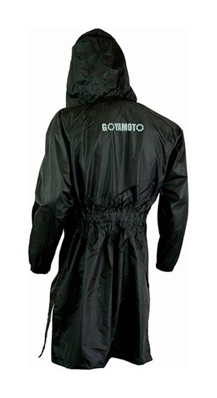 CHAQUETA IMPERMEABLE CON REFLECTANTES Y CAPUCHA