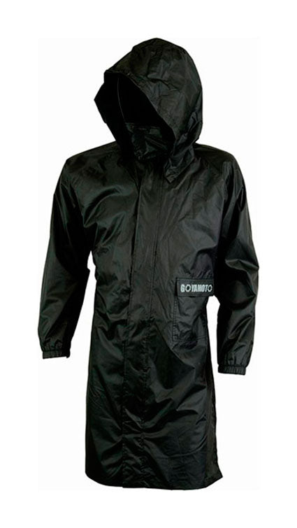 CHAQUETA IMPERMEABLE CON REFLECTANTES Y CAPUCHA