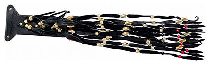Coletero de cuero para moto custom, unisex