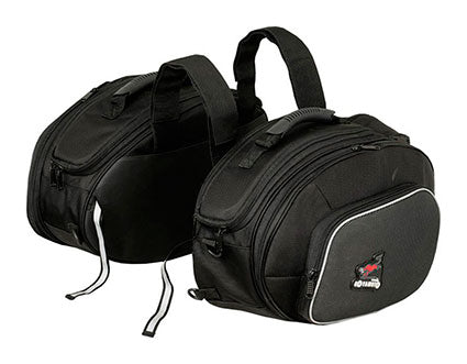 REF:GM6703 NEGROJUEGO DE ALFORJAS DE CORDURA LATERALES