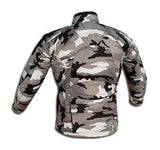 CHAQUETA 3/4 DE MOTO EN CORDURA CAMUFLAJE IMPERMEABLE