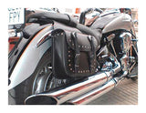 REF:GM262 N - 11LJUEGO DE ALFORJAS LATERALES DE PIEL