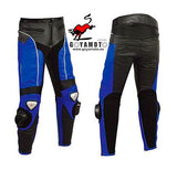 PANTALÓN DE MOTO EN CUERO CON PROTECCIONES DE TITANIO