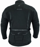 REF:TITAN NEGRA 4SEASON MANCHAQUETA DE MOTO CUATRO ESTACIONES ( 4SEASON ) TRICAPA TIPO 3/4