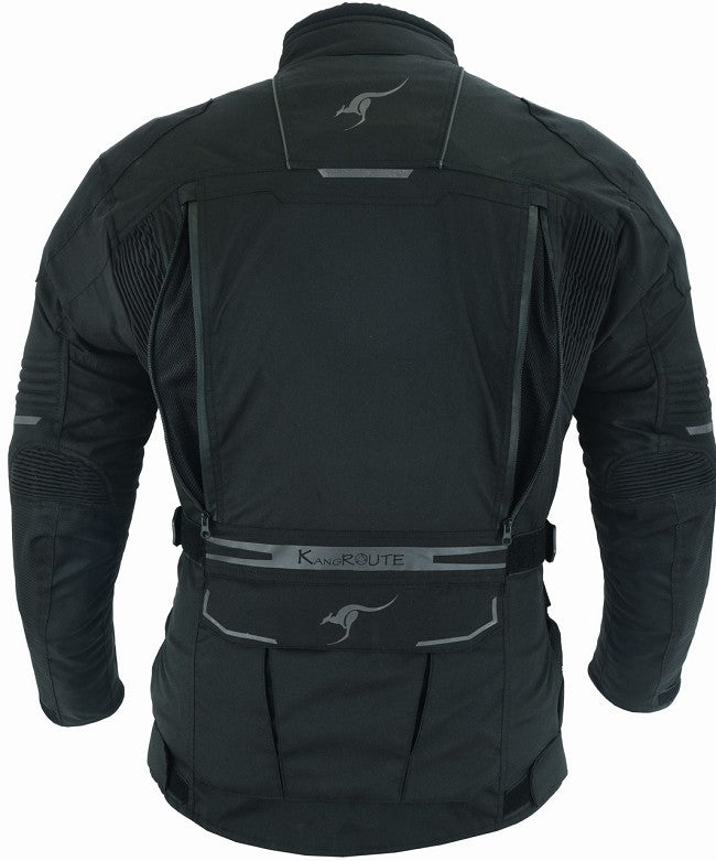REF:TITAN NEGRA 4SEASON MANCHAQUETA DE MOTO CUATRO ESTACIONES ( 4SEASON ) TRICAPA TIPO 3/4