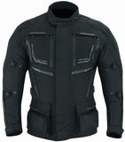 REF:TITAN NEGRA 4SEASON MANCHAQUETA DE MOTO CUATRO ESTACIONES ( 4SEASON ) TRICAPA TIPO 3/4