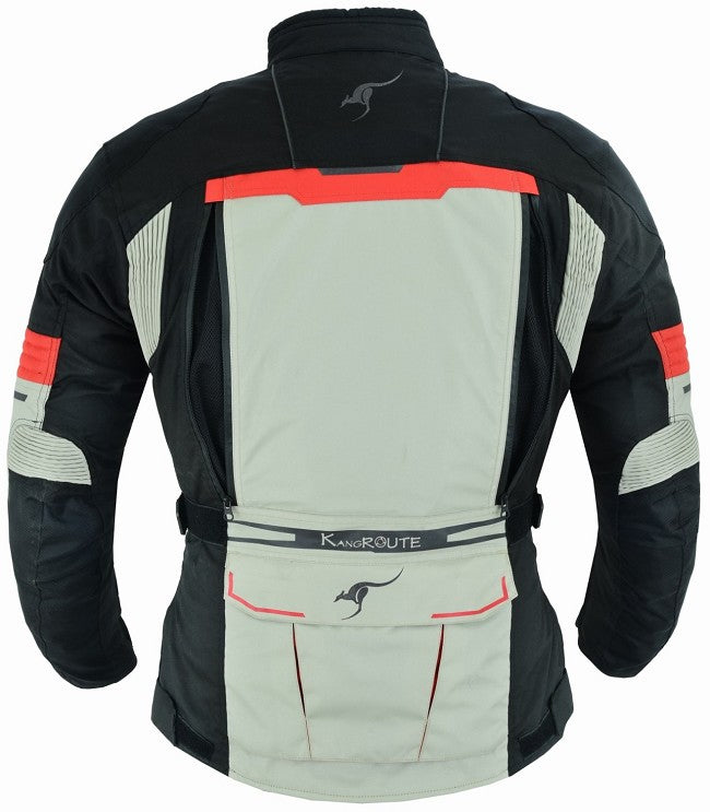 REF:TITAN ROJO 4SEASONCHAQUETA DE MOTO CUATRO ESTACIONES ( 4SEASON ) TRICAPA TIPO 3/4