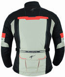 REF:TITAN ROJO 4SEASONCHAQUETA DE MOTO CUATRO ESTACIONES ( 4SEASON ) TRICAPA TIPO 3/4
