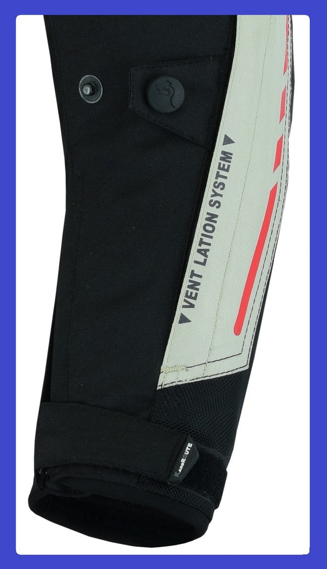 REF:TITAN ROJO 4SEASONCHAQUETA DE MOTO CUATRO ESTACIONES ( 4SEASON ) TRICAPA TIPO 3/4