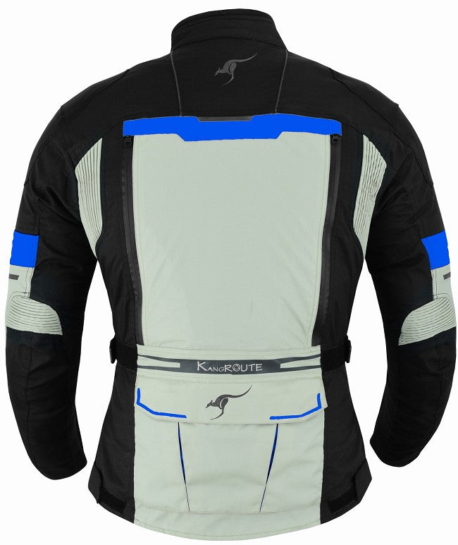 REF:TITAN AZUL 4SEASONCHAQUETA DE MOTO CUATRO ESTACIONES ( 4SEASON ) TRICAPA TIPO 3/4
