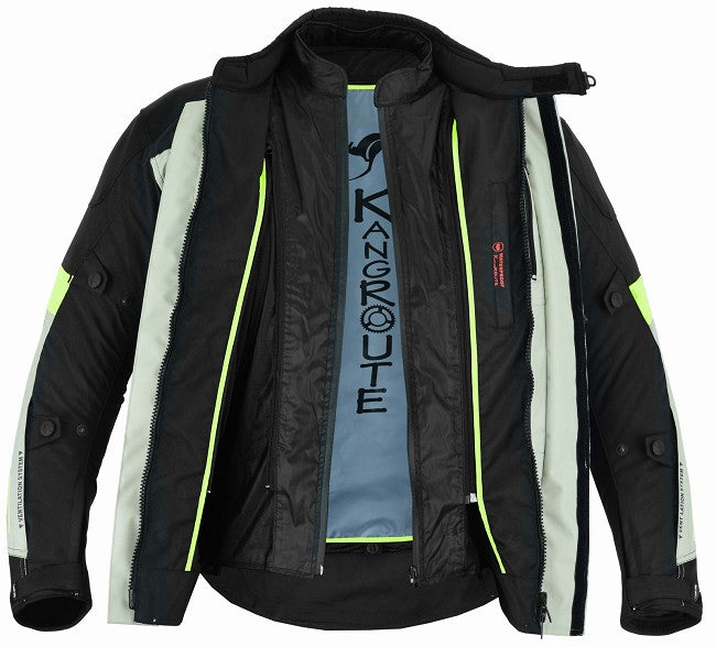 REF:TITAN FLUOR 4SEASONCHAQUETA DE MOTO CUATRO ESTACIONES ( 4SEASON ) TRICAPA TIPO 3/4