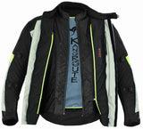 REF:TITAN FLUOR 4SEASONCHAQUETA DE MOTO CUATRO ESTACIONES ( 4SEASON ) TRICAPA TIPO 3/4