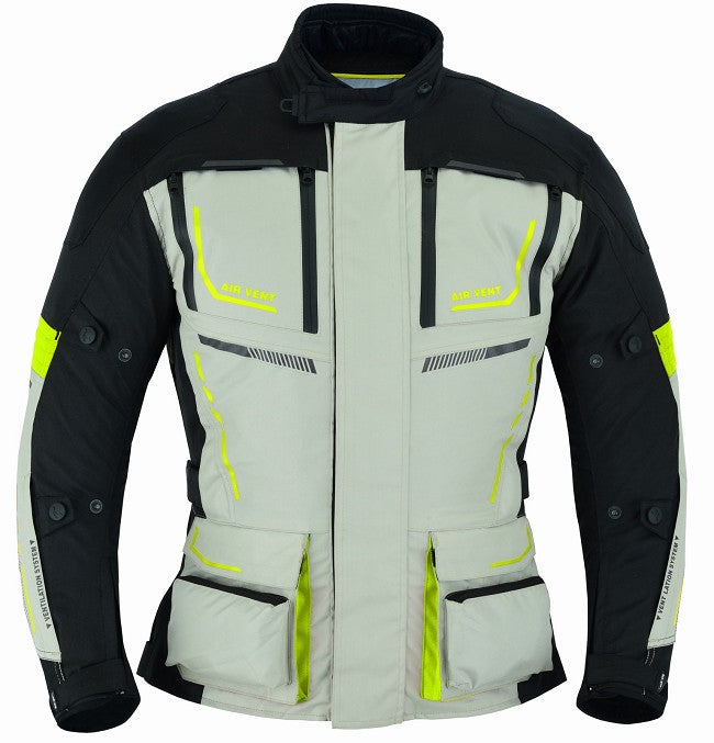 REF:TITAN FLUOR 4SEASONCHAQUETA DE MOTO CUATRO ESTACIONES ( 4SEASON ) TRICAPA TIPO 3/4