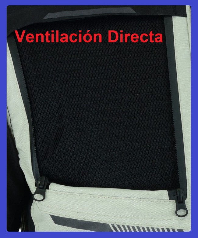 REF:TITAN FLUOR 4SEASONCHAQUETA DE MOTO CUATRO ESTACIONES ( 4SEASON ) TRICAPA TIPO 3/4
