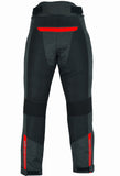PANTALON DE MOTO PERFORADO DE VERANO UNISEX CON FORRO IMPERMEABLE EXTRAIBLE Y PROTECCIONES CE (2)