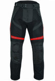 PANTALON DE MOTO PERFORADO DE VERANO UNISEX CON FORRO IMPERMEABLE EXTRAIBLE Y PROTECCIONES CE (2)