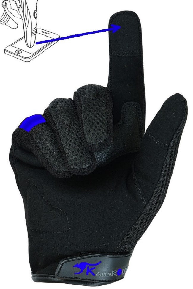 GUANTES DE MOTO EN MALLA PARA VERANO CON PROTECCIONES (1)