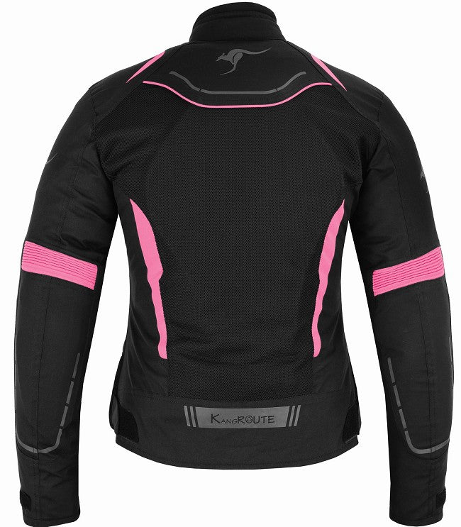 REF:Diana Fucsia Rosa MujerCHAQUETA DE VERANO MUJER CON PROTECCIONES C.E. Y FORRO IMPERMEABLE EXTRAIBLE