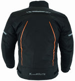 CHAQUETA DE MOTO EN POLIESTER TÉRMICO, IMPERMEABLE, TRANSPIRABLE CON PROTECCIONES C.E. Y VENTILACIÓN DIRECTA (3)