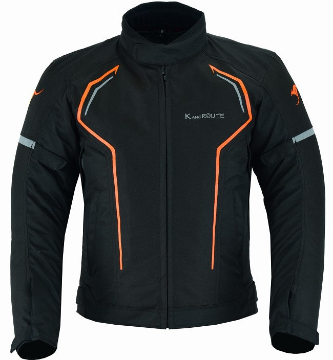 CHAQUETA DE MOTO EN POLIESTER TÉRMICO, IMPERMEABLE, TRANSPIRABLE CON PROTECCIONES C.E. Y VENTILACIÓN DIRECTA (3)