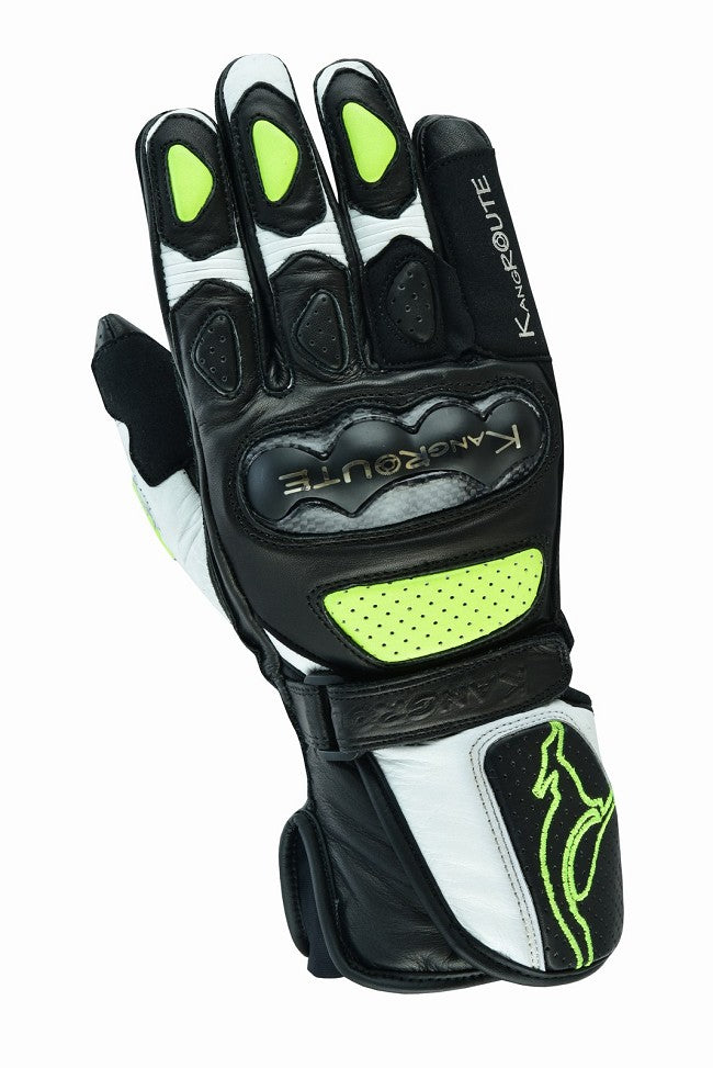 GUANTES DE MOTO EN PIEL ANILINA CON PROTECCIONES CARBONO Y ACERO INOXIDABLE (4)