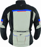 REF:TITAN ROJO AZUL 4SEASONCHAQUETA DE MOTO CUATRO ESTACIONES ( 4SEASON ) TRICAPA TIPO 3/4