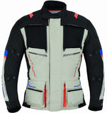 REF:TITAN ROJO AZUL 4SEASONCHAQUETA DE MOTO CUATRO ESTACIONES ( 4SEASON ) TRICAPA TIPO 3/4