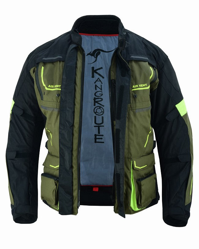 CHAQUETA DE MOTO CUATRO ESTACIONES ( 4SEASON ) TRICAPA TIPO 3/4