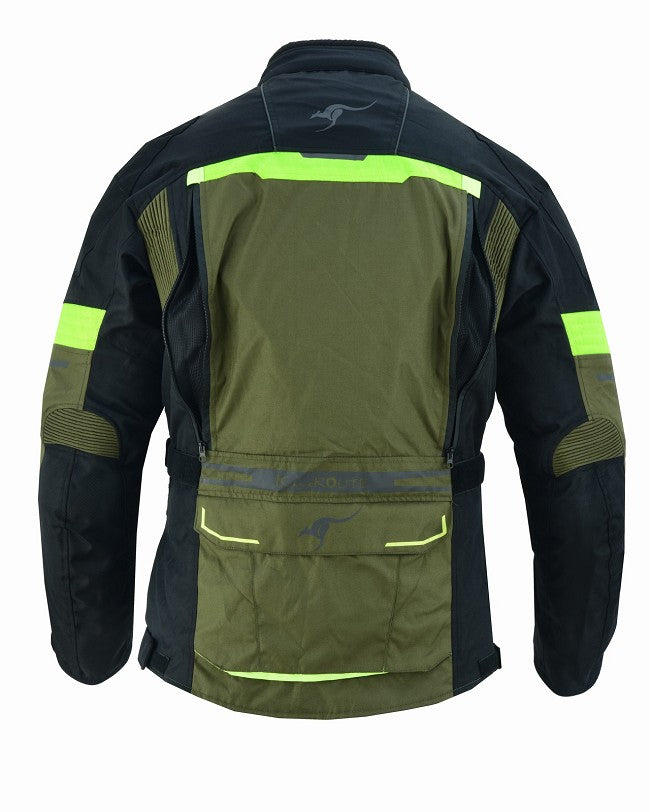 CHAQUETA DE MOTO CUATRO ESTACIONES ( 4SEASON ) TRICAPA TIPO 3/4
