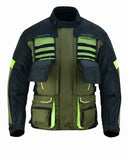 CHAQUETA DE MOTO CUATRO ESTACIONES ( 4SEASON ) TRICAPA TIPO 3/4
