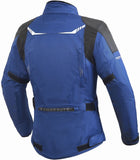 REF:MINERVA AZUL MARINO NEGROCHAQUETA MUJER 3/4 DE MOTO EN TEXTIL 100% IMPERMEABLE, TRANSPIRABLE, TÉRMICO Y PROTECCIONES C.E.