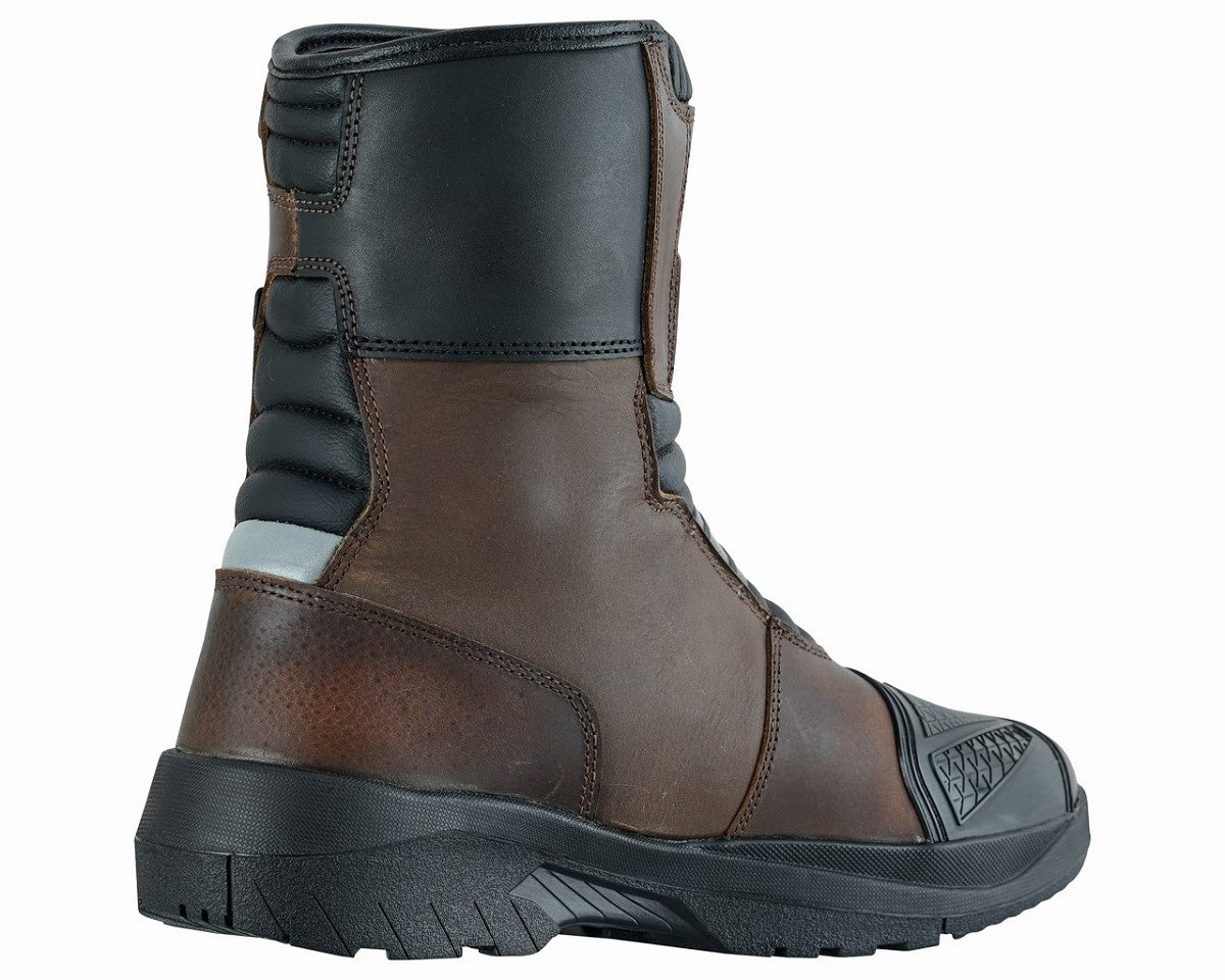 BOTAS DE MOTO MEDIACAÑA ADVENTURE TOURING EN PIEL BOVINA DE ALTA RESISTENCIA CE