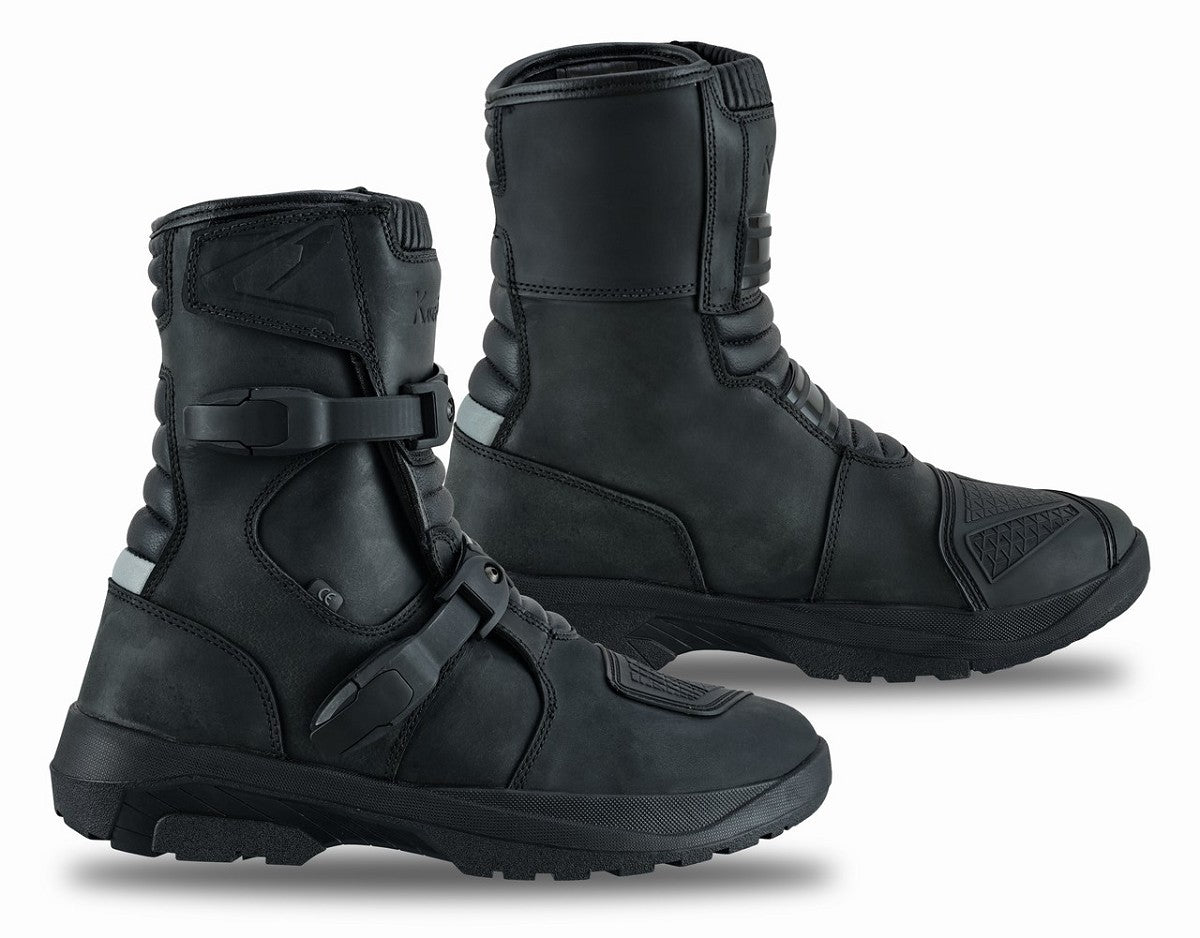 BOTAS DE MOTO MEDIACAÑA ADVENTURE TOURING EN PIEL BOVINA DE ALTA RESISTENCIA CE (1)