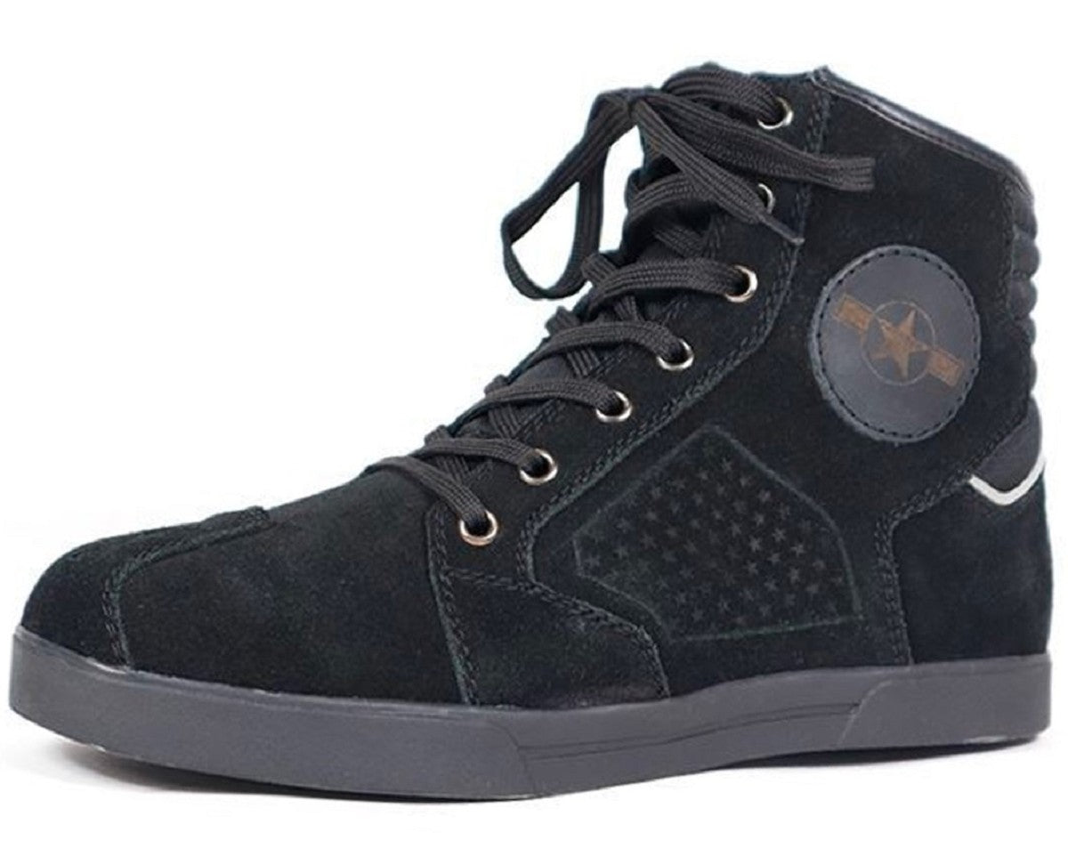 ZAPATILLAS MOTO EN PIEL, ESTILO STREETWEAR PARA MUJER PROTECCIONES Y HOMOLOGACIÓN CE - EPI