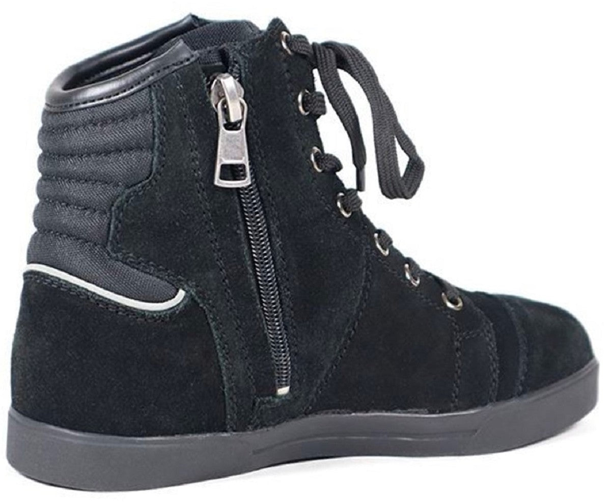 ZAPATILLAS MOTO EN PIEL, ESTILO STREETWEAR PARA MUJER PROTECCIONES Y HOMOLOGACIÓN CE - EPI