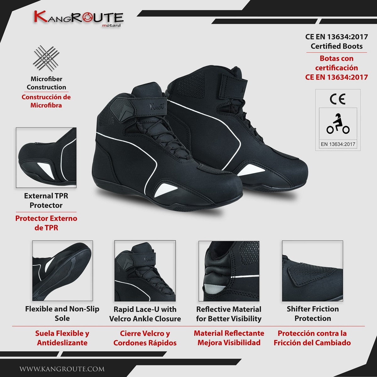 WATERPROOF AND BREATHABLE MOTORCYCLE SHOES WITH CE AND PPE CERTIFICATION (3)