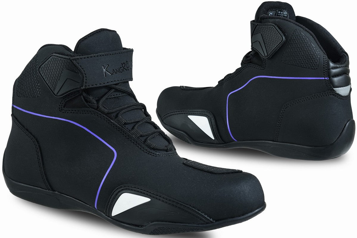 ZAPATILLAS DE MOTO MUJER, IMPERMEABLES Y TRANSPIRABLES CON HOMOLOGACIÓN CE Y EPI