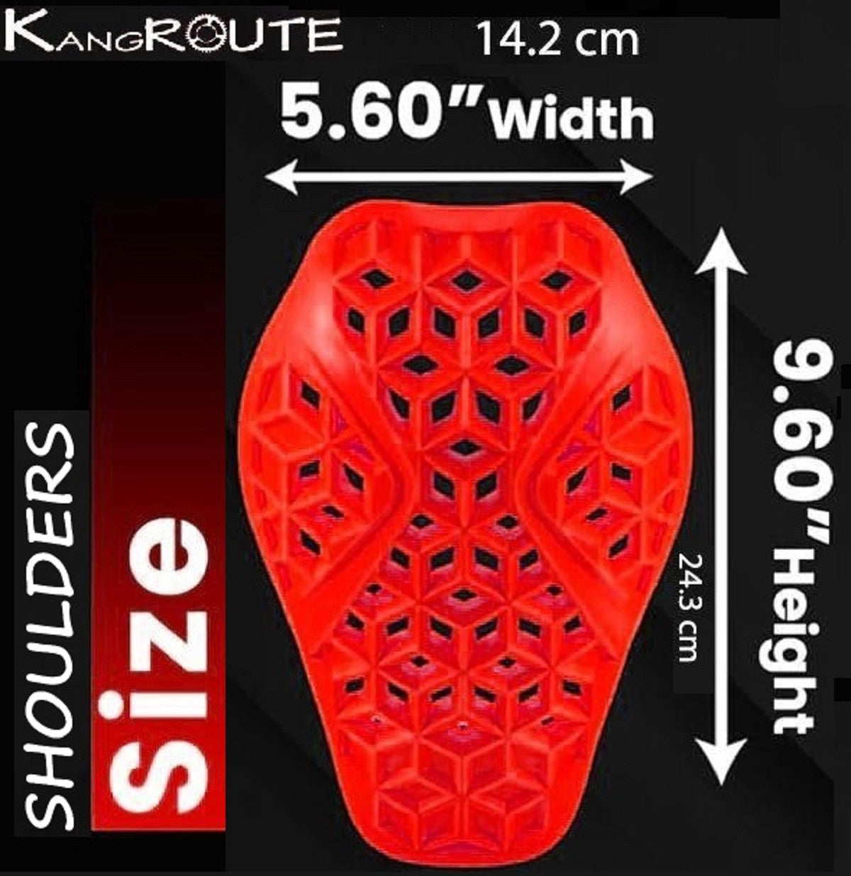 JUEGO DE PROTECTORES DE HOMBROS EN GEL, FLEXIBLES Y VENTILADOS CON CERTIFICAIÓN CE (NIVEL: 2 CE, EN1621-2)