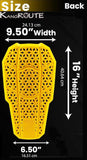 PROTECTOR DE ESPALDA FLEXIBLE Y TRANSPIRABLE DE GEL (NIVEL: 2 Homologadas por CE, EN1621-2) (1)