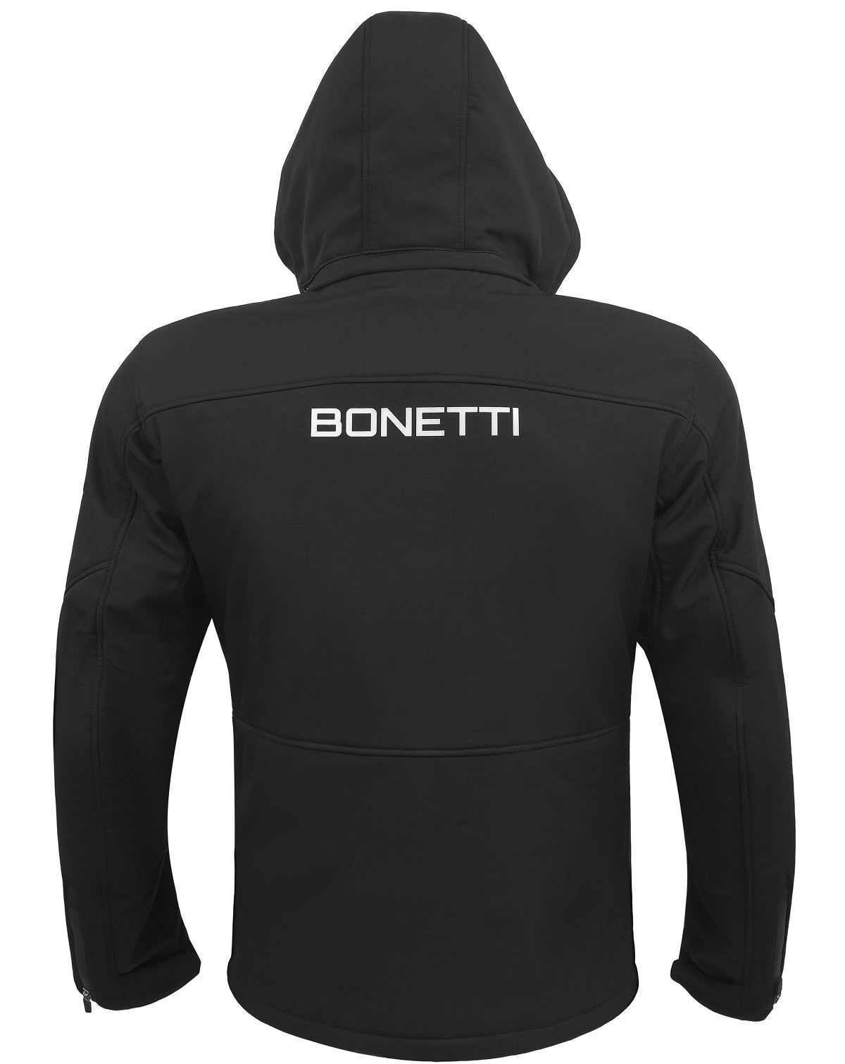 CHAQUETA DE MOTO UNISEX EN TEJIDO SOFTSHELL, NEOPRENO IMPERMEABLE, TRANSPIRABLE Y TÉRMICO CON PROTECTORES C.E. EN 1621-2 NIVEL 2